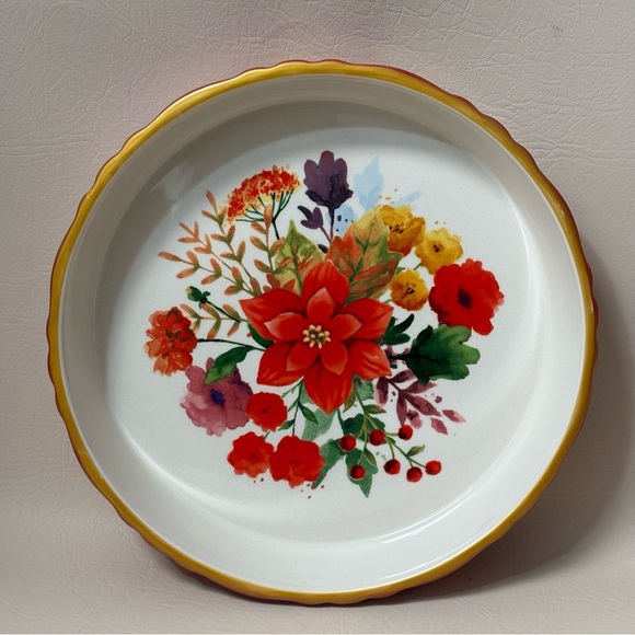 The Pioneer Woman Other - The Pioneer Woman
Stoneware 9.5" Pie Pan
Baking Dish Winter Bouquet
Poinsettia